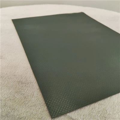 Grønn PVC-belagt presenning